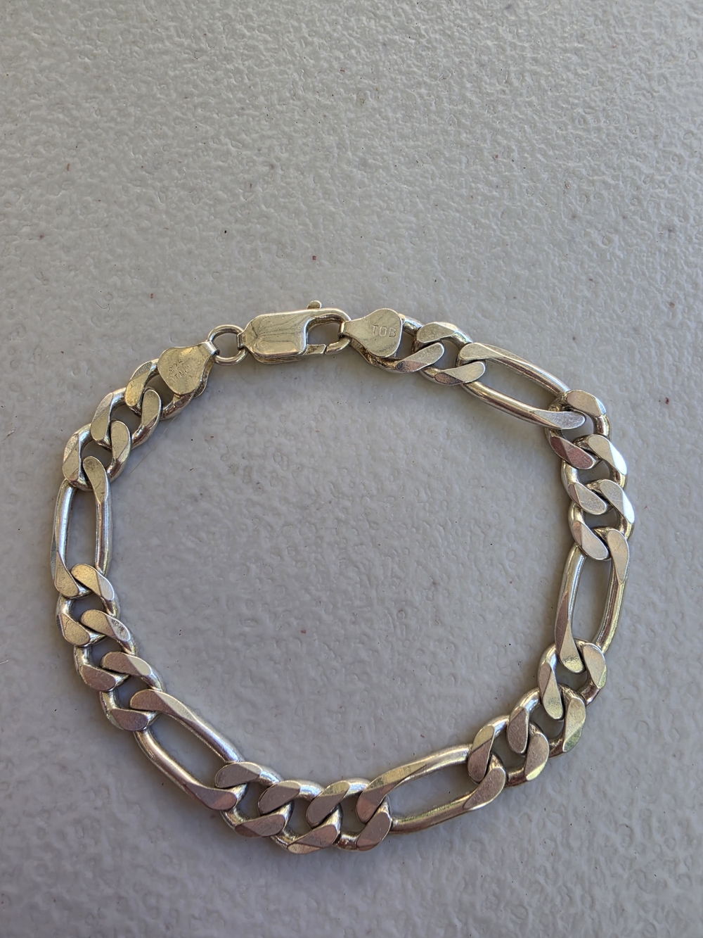 Italian Sterling Silver Cuban Link Bracelet - Chunky Silver Chain